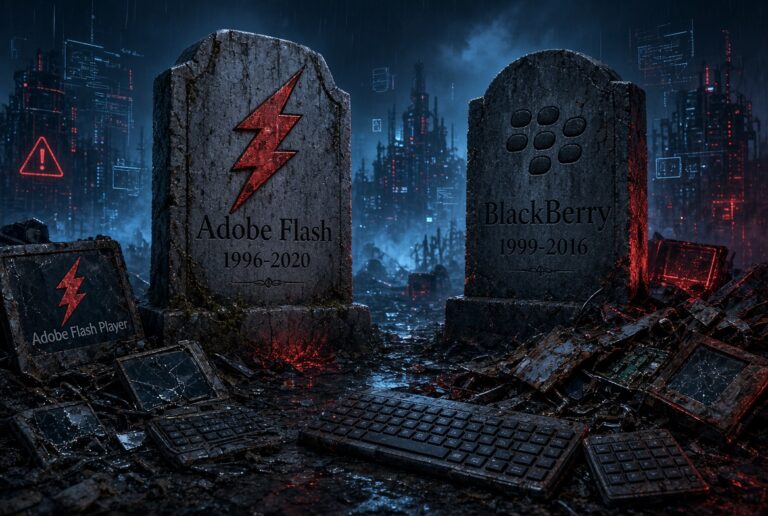 muertes tecnologicas 2021 adobe flash blackberry