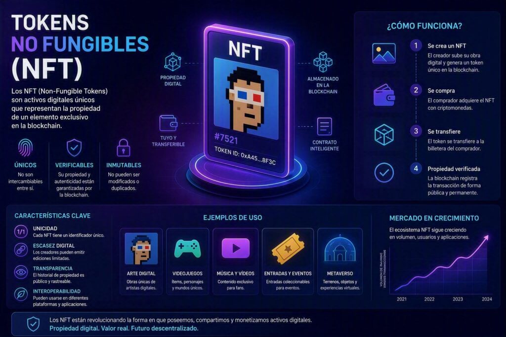 que son tokens no fungibles nft
