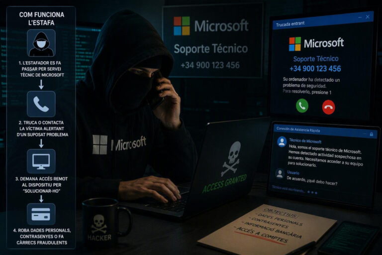 ciberdelincuentes se hacen pasar servicio tecnico microsoft