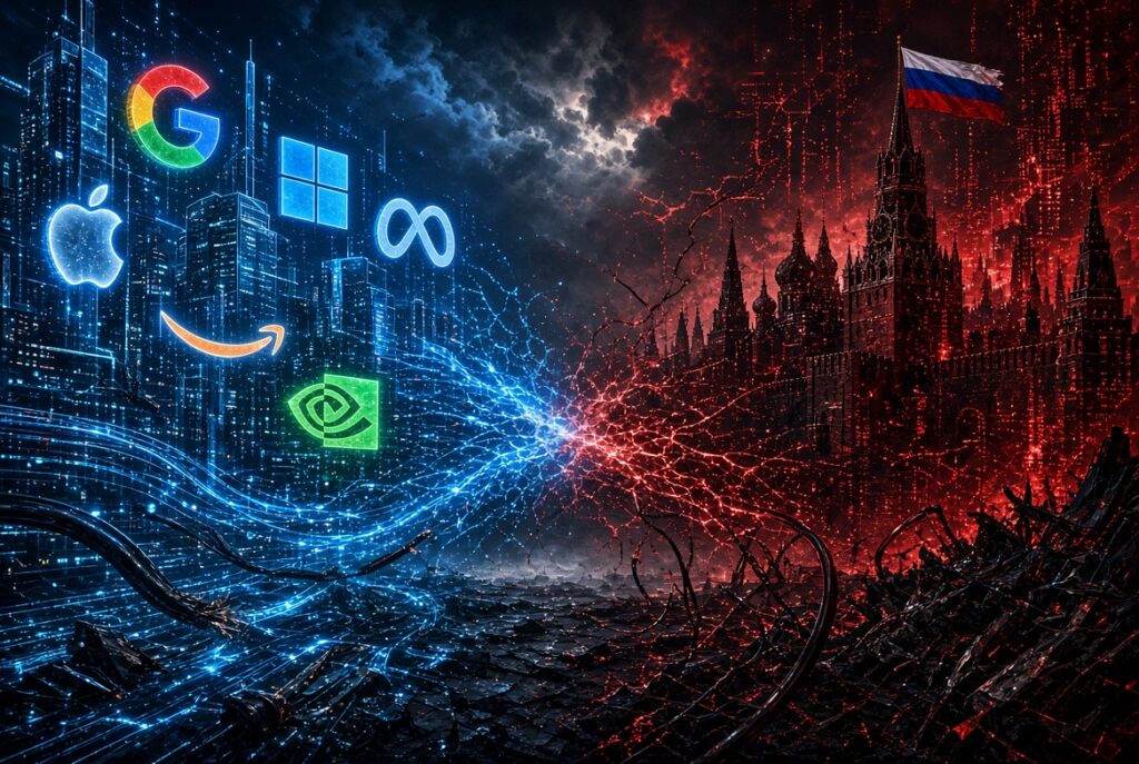 Tech multinationals against Russia