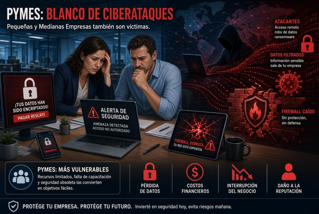 Las PYMES, principales víctimas de los ciberataques