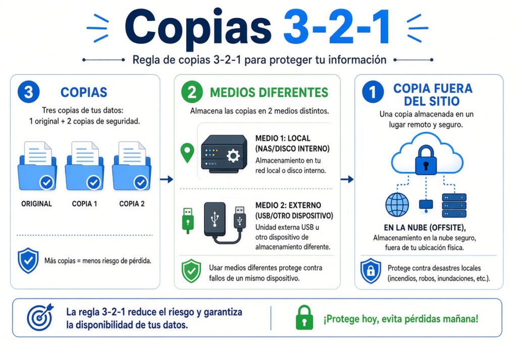 copias de seguridad 3-2-1