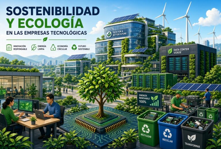 Sostenibilidad en la tecnologia - como pueden ser las empresas más ecológicas