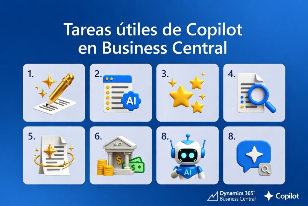 copilot en business central - 10 tareas que harás en minutos